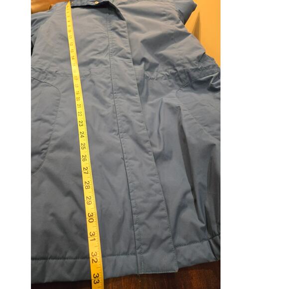 L.L. Bean Winter Warmer Parka Coat Blue Hooded Womens Small - Picture 11 of 11